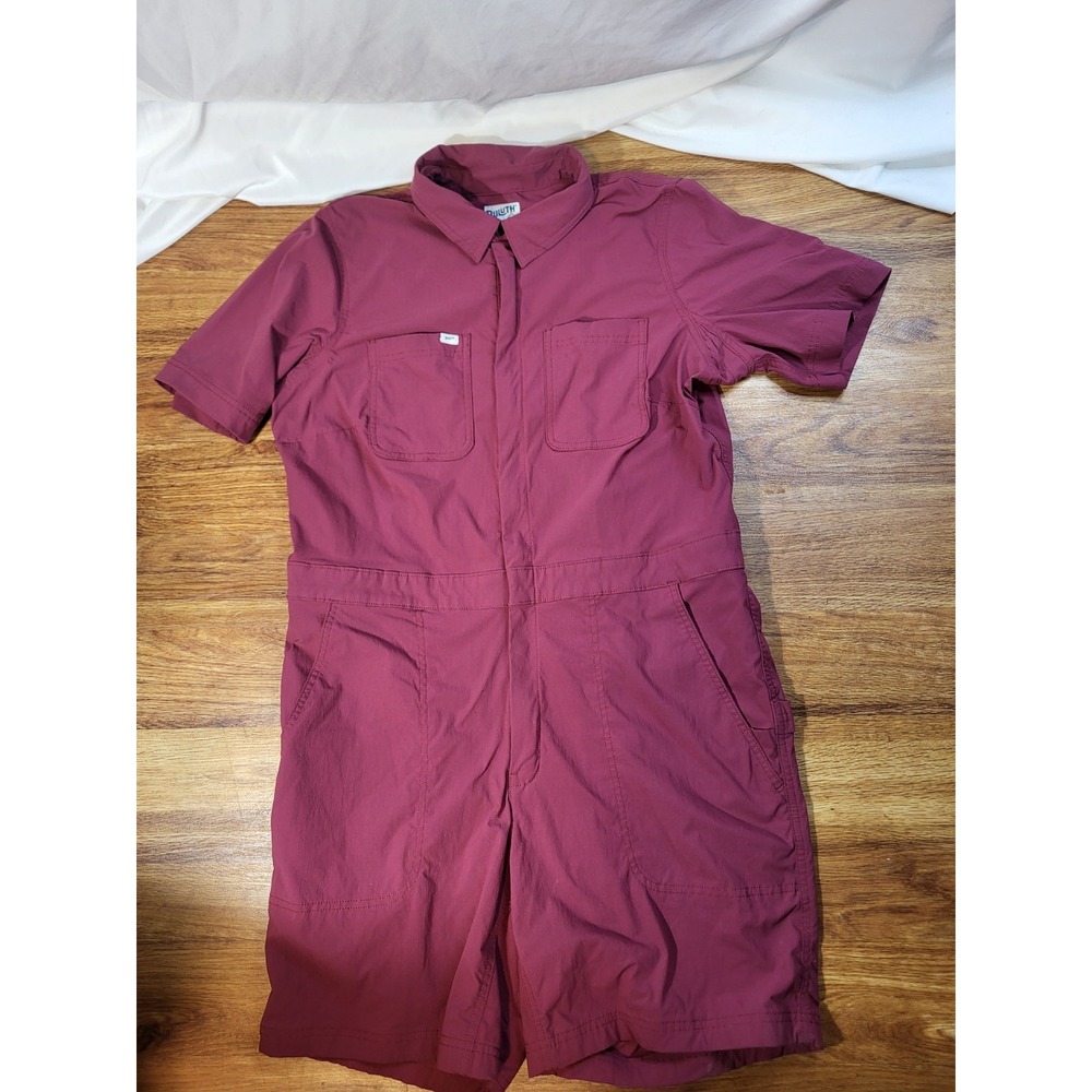 Duluth Trading Heirloom Gardening Coverall Shorts Purple Size M